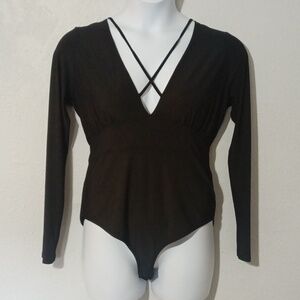 Forever 21 plus size black bodysuit